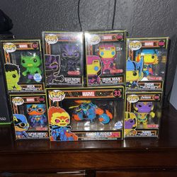 Marvel Blacklight Funko Pop Lot 