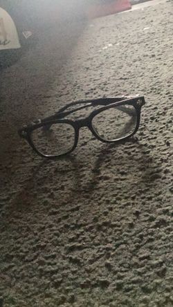Chrome heart glasses