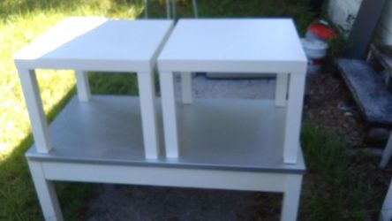 Coffee table and end tables