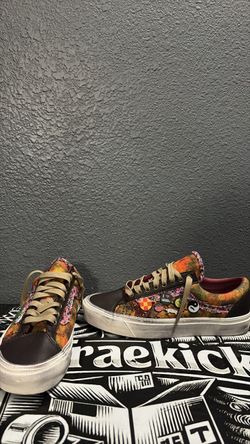 Vans Old Skool Patterned Low-Top Sneakers
