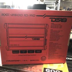 Ds18 Sxe-2500.1d/rd On Sale Today For 179.99