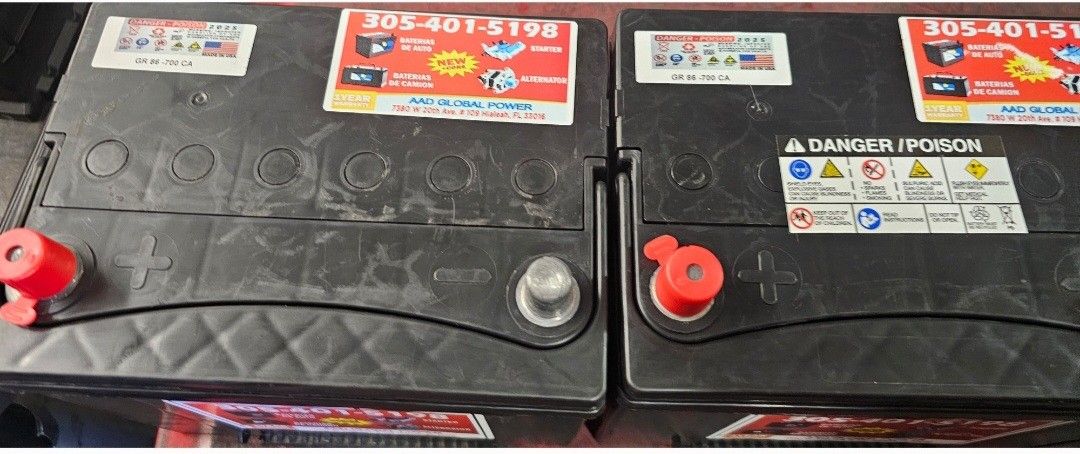 Group-34, new battery with 1 year warranty 