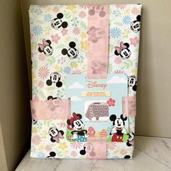 DISNEY MICKEY MOUSE MINNIE MOUSE FLANNEL BACK PEVA TABLECLOTH 60in x 84in