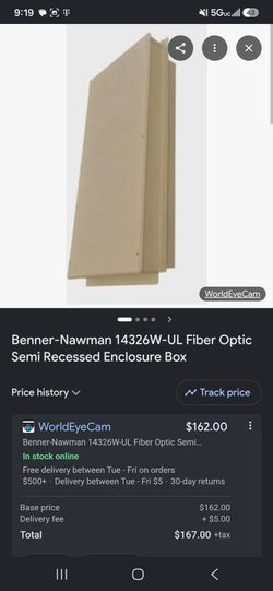 14326w-ul fiber optic enclosure