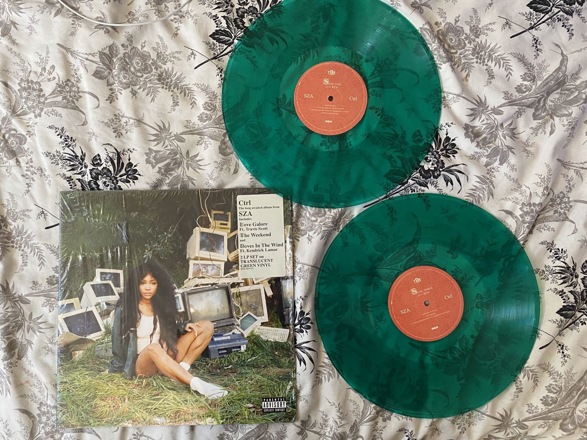 SZA Ctrl Green Double Vinyl Record LP