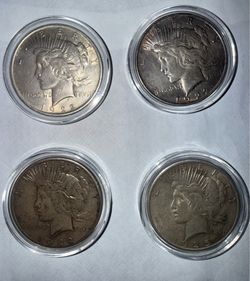 (4) 90% Silver Dollars & (4) 35% Silver War Nickels