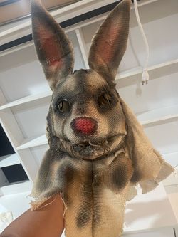 Scary bunny Halloween mask