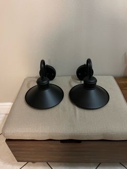 New outdoor Black Wall Lamps whit light 💡, dusk to Dawn sensor