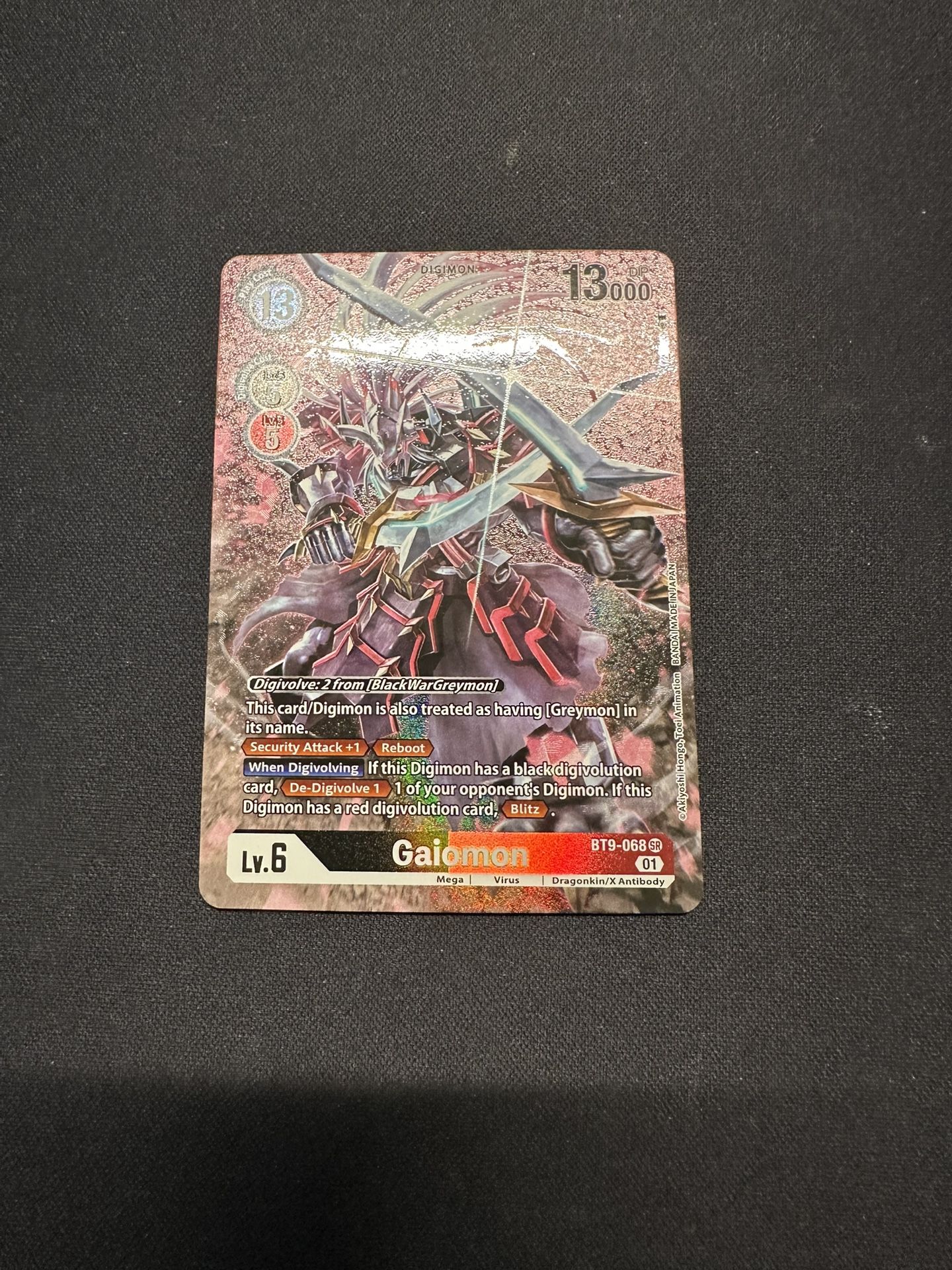Digimon TCG X Record Gaimon BT09-068 - Alternate Art