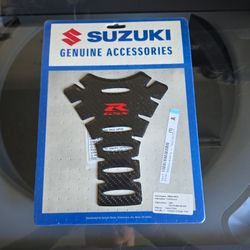 OEM Suzuki Carbon Fiber Tank Pad