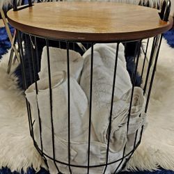 Seat Storage Hamper - Removable Wooden Lid Seat