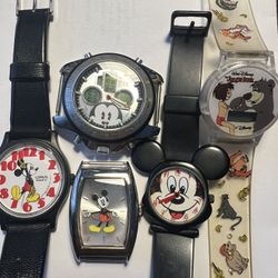 5 Genuine Disney Watches-Start Your Collection