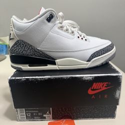 Nike Air Jordan 3 Retro “White Cement Reimagined” DN3707‑100 2023 Size 12 CLEAN