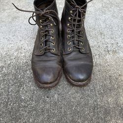 LL Bean Chippewa Engineer Boots - 10.5 D Men’s - Leather, Durable, Rugged
