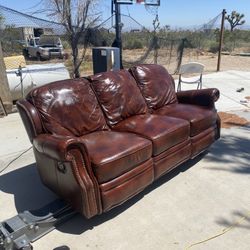 Leather Reclining Couch