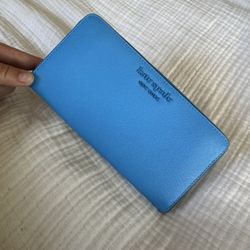 Brand New Kate Spade Wallet Blue 