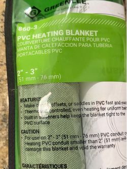 GREENLEE BLANKET HEATER