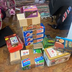 Baseball And Football Cards 