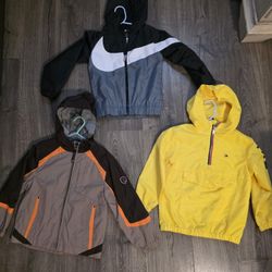 Boys Windbreaker Hoddie Jackets 