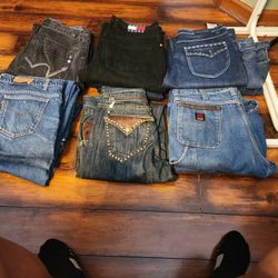 38/32  Designer And Work Jeans