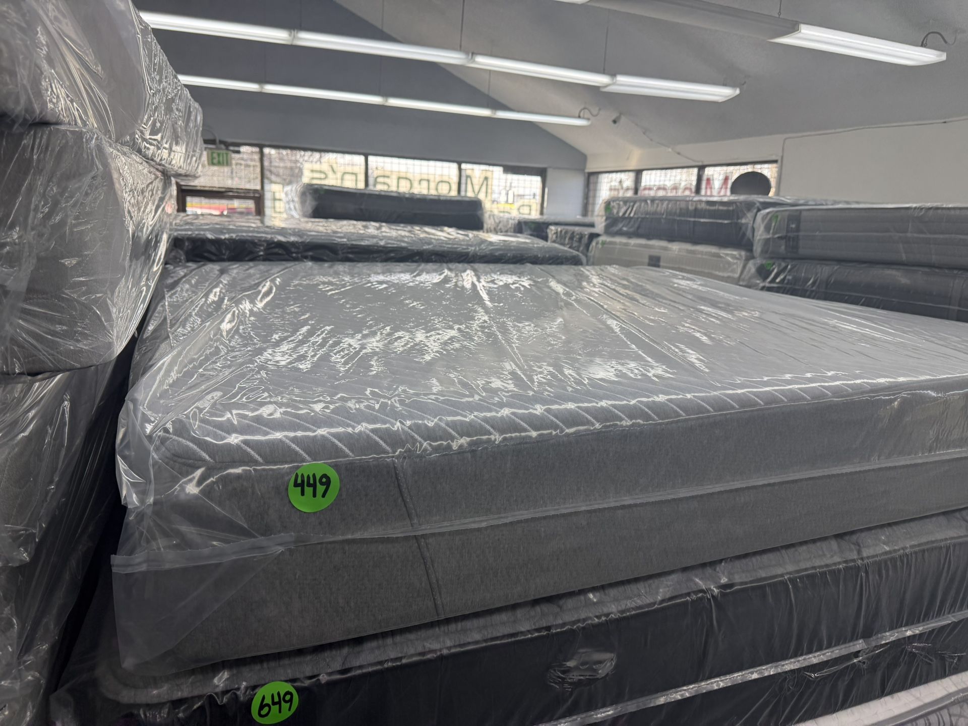 KING SIZE MEMORY FOAM MATTRESS & BOX SPRINGS BED SET