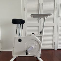 Exercise Bike With Desk 