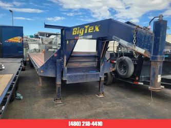 2008 Big Tex Trailers Big Tex 102X36 Flat Deck Gooseneck Equipment Trailer 25,900# Gvw