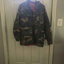 Mens Dickies Camo Jacket