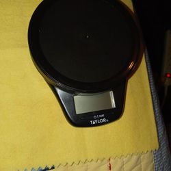 TAYLOR Digital Scale/ Capacity 11 Lbs/ 5000g Like New