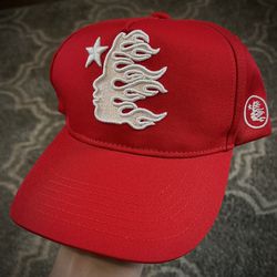 Hellstar Snapback Baseball Cap (Red/White)