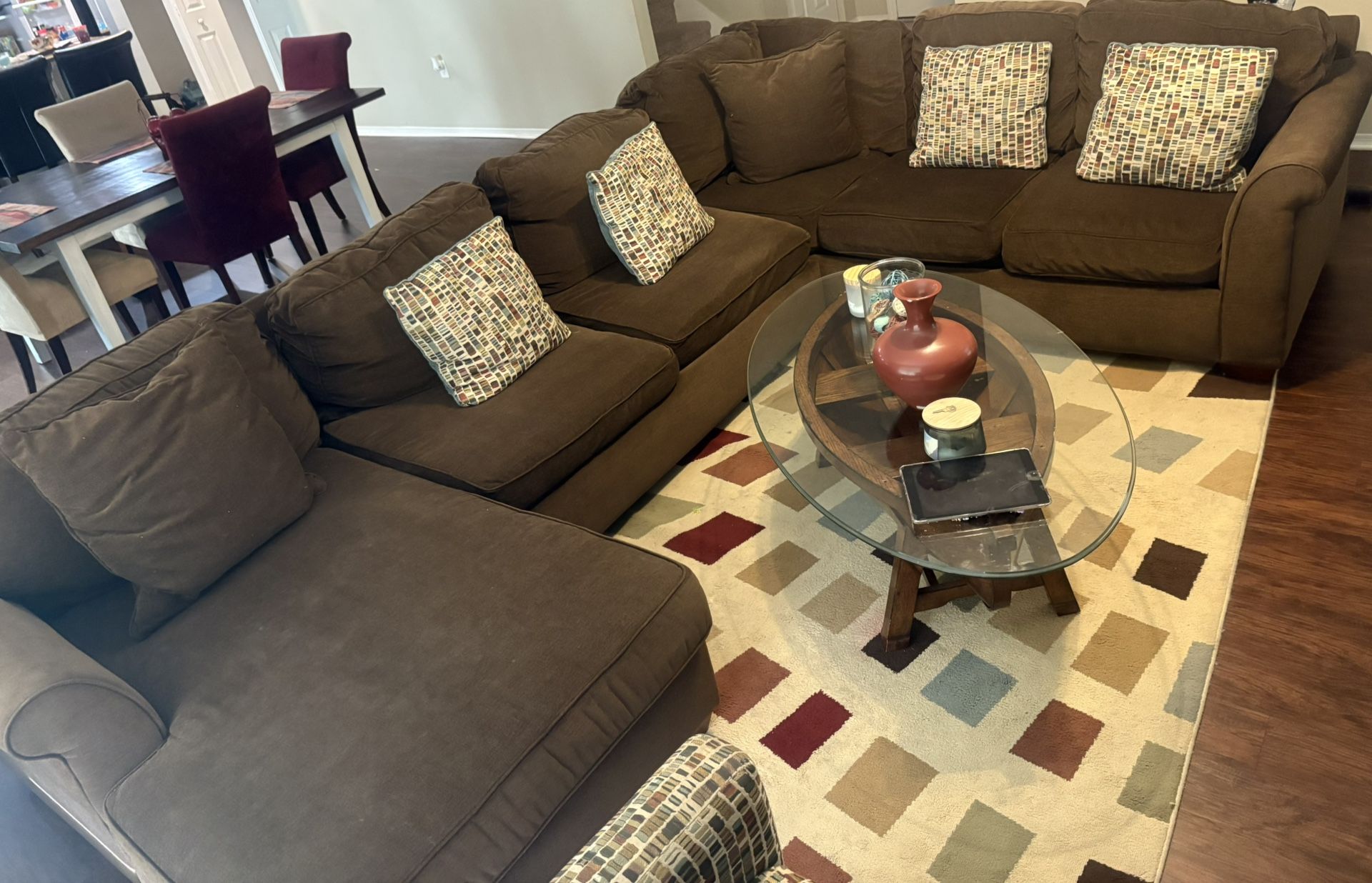 Brown Sectional Couch