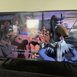 55” Roku Smart Tv With Remote 