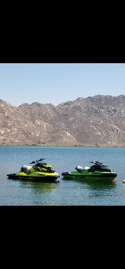 Seadoo RXTX Seadoo RXPX with trailer