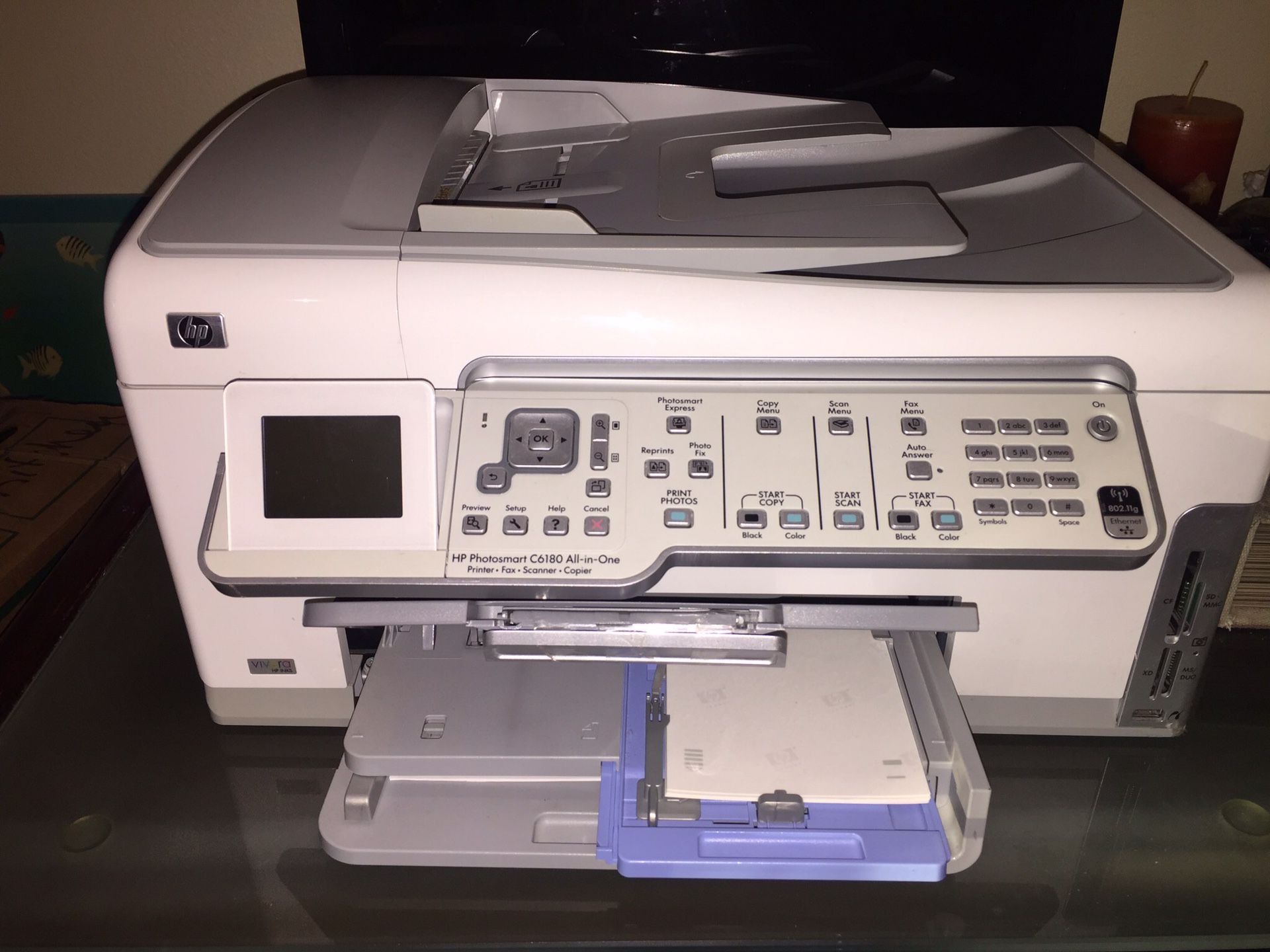 HP Photosmart C6180 Printer and Scanner