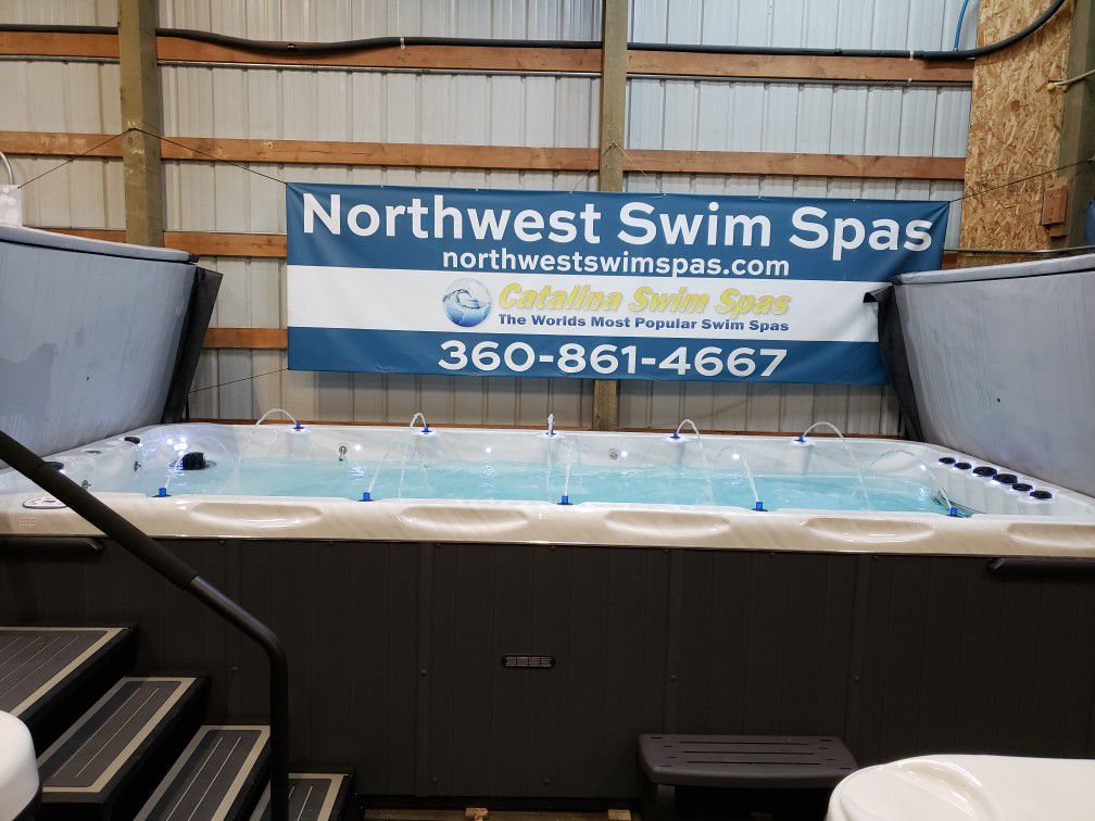 16 plus foot swim spa w/cover and delivery