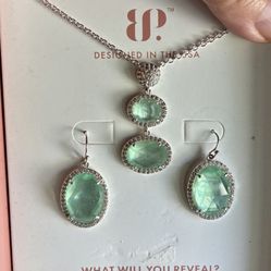 Neclace And Ear Rings Set, New . Never Worn 