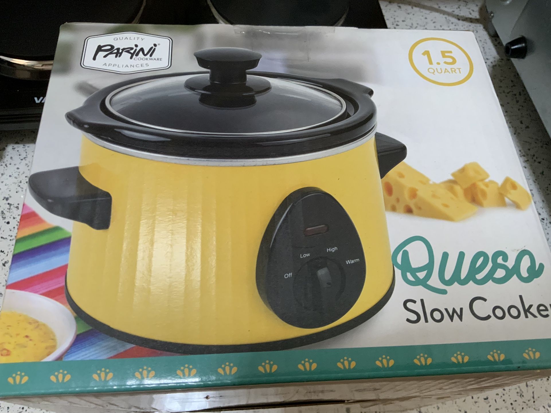 Queso Slow Cooker, Brand New 