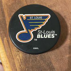Vintage Real St Louis Hockey Puck 