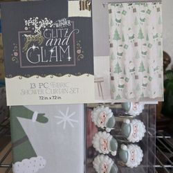 Xmas Shower Curtain