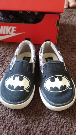 $10 GAP batman toddler slip ons