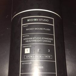 Daniel Arsham x Louis Vuitton Disney Plush Shoulder Bag