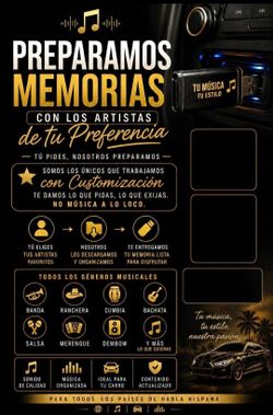 MEMORIAS CON MUSICA 4000 CANCIONES
