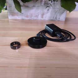 Oura Ring Gen3 Heritage - Black, Size 7