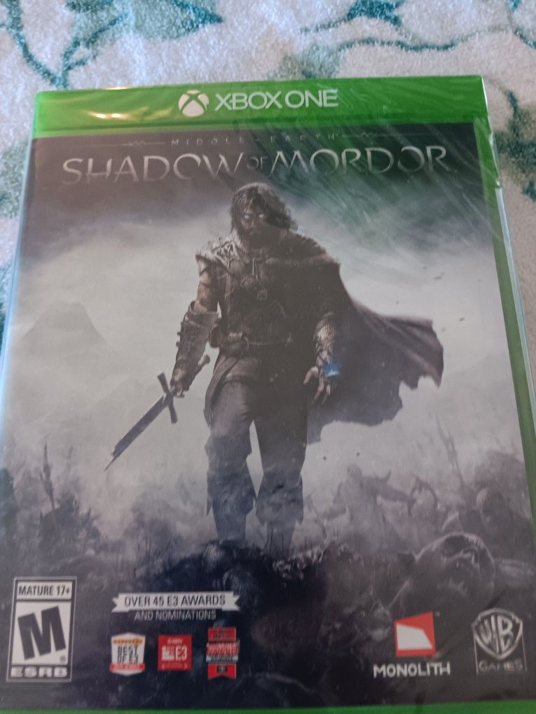 Xbox One Shadow Of Mordor New Seald
