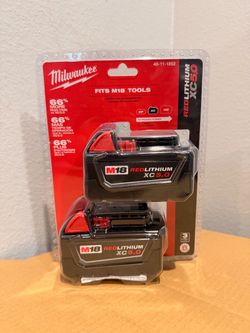 New Milwaukee M18 5.0Ah Battery Pack