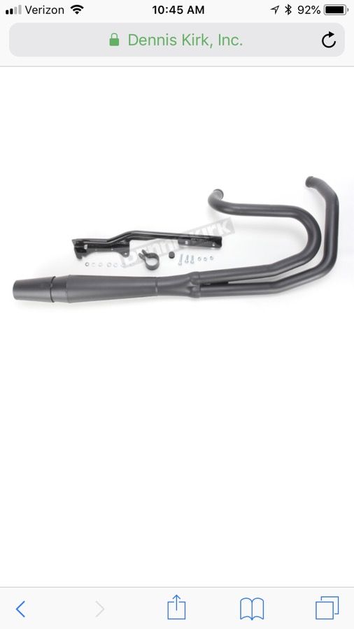THUNDERHEADER EXHAUST 1031B 2into1 Harley Dyna