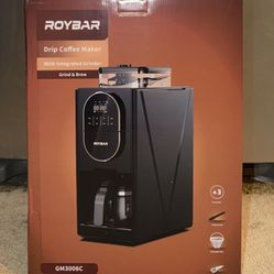Coffee Maker With Grinder – Hot & Iced – Programmable – Automatic Grind & Brew - Brand New