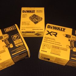 NEW UPGRADED DCD806B MODEL 20V DEWALT XR BRUSHLESS HAMMER DRILLS (PLZ READ FULL DESCRIPTION)