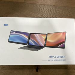 Triple Screen Laptop Screen Extender (BRAND NEW)