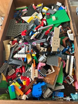 Drawer full of assorted Lego pieces